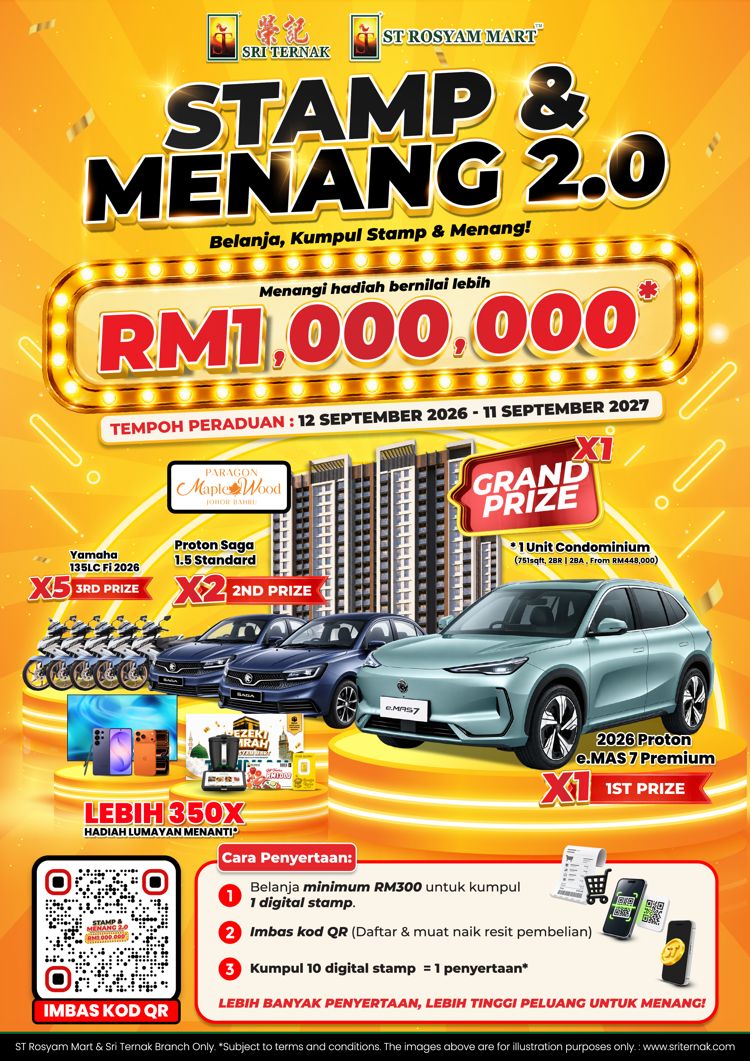 STAMP & MENANG 2.0 — RM1,000,000 in prizes